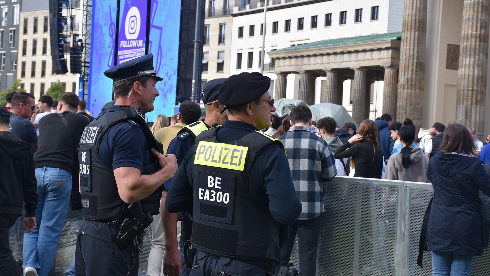 Polizei bei der EM