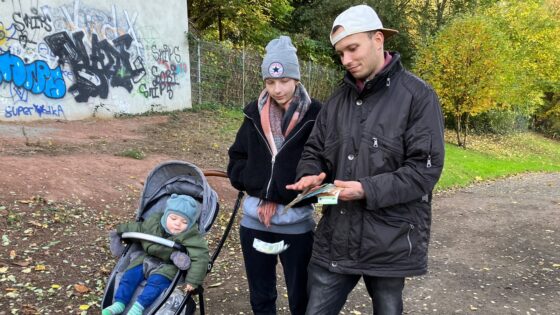 Mike und Angelique bei "Armes Deutschland"