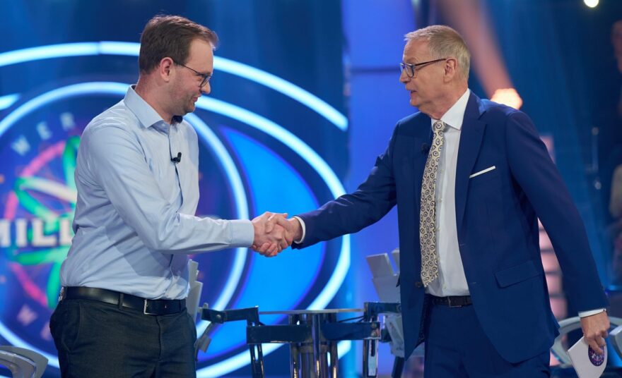 Richard Tornau und Günther Jauch